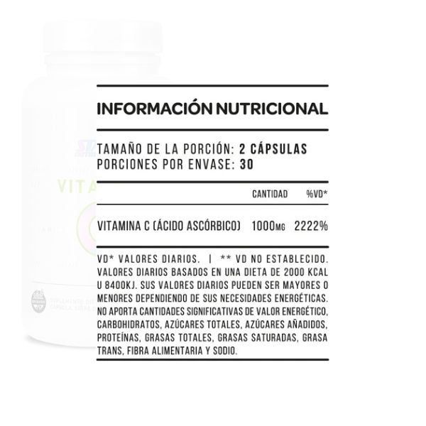 VITAMINA C X 60 CAPSULAS STAR NUTRITION