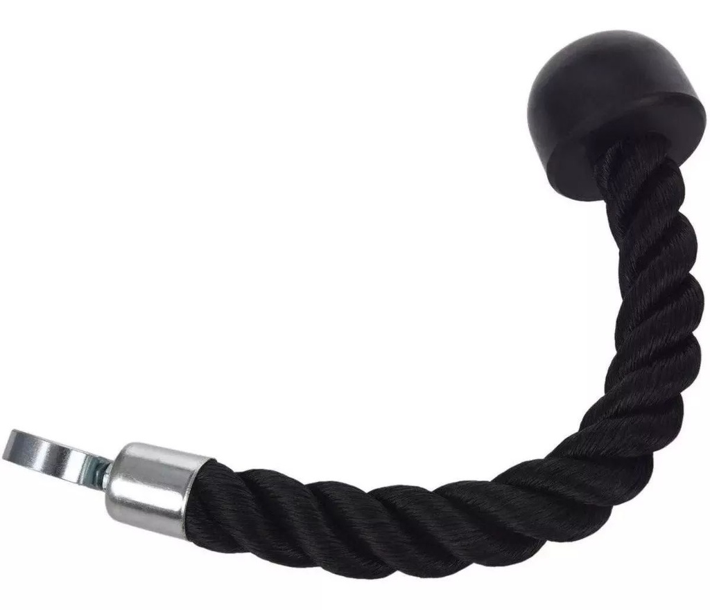 SOGA PARA TRICEPS NEGRA CON TOPE SIMPLE