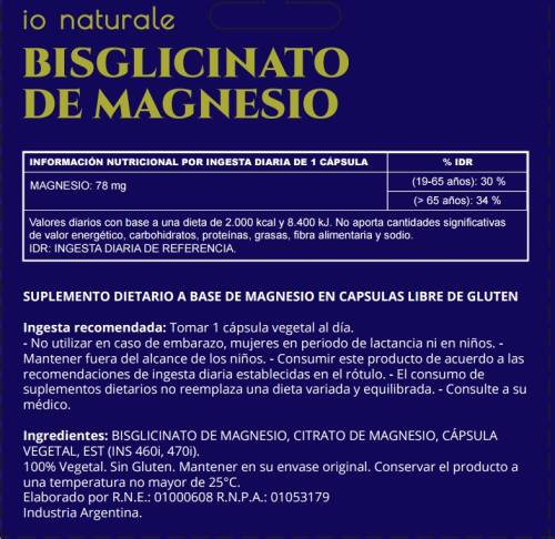BLISTERA BLISGLICINATO DE MAGNESIO 100 CAPS IO-N