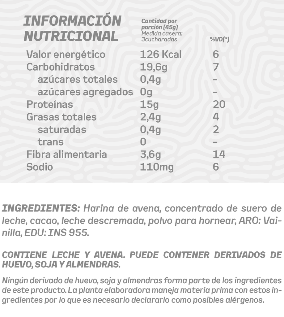 CUPCAKES PROTEICOS GRANGER 360g