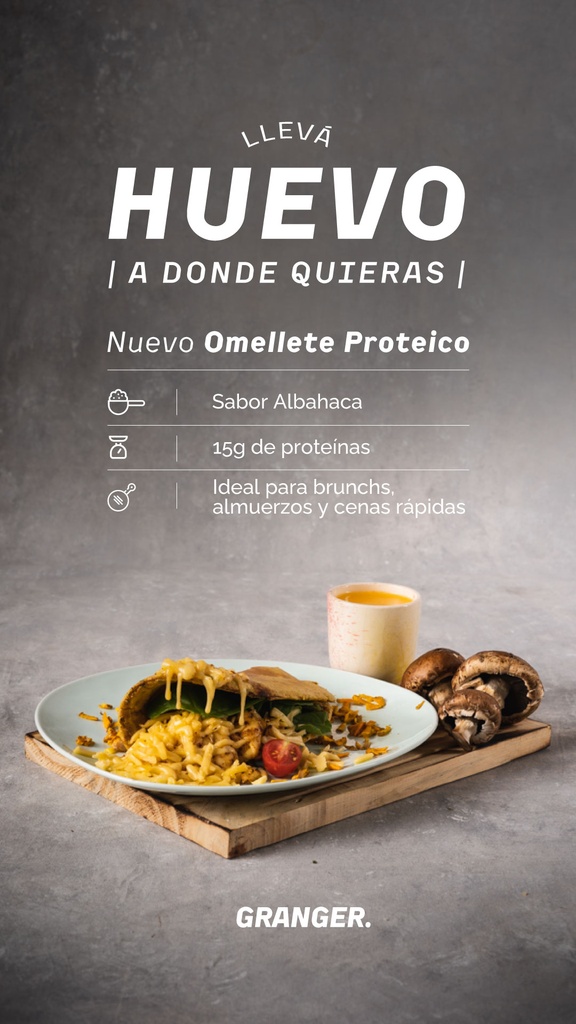 OMELETTES PROTEICOS MIX DE VERDURAS GRANGER 245g