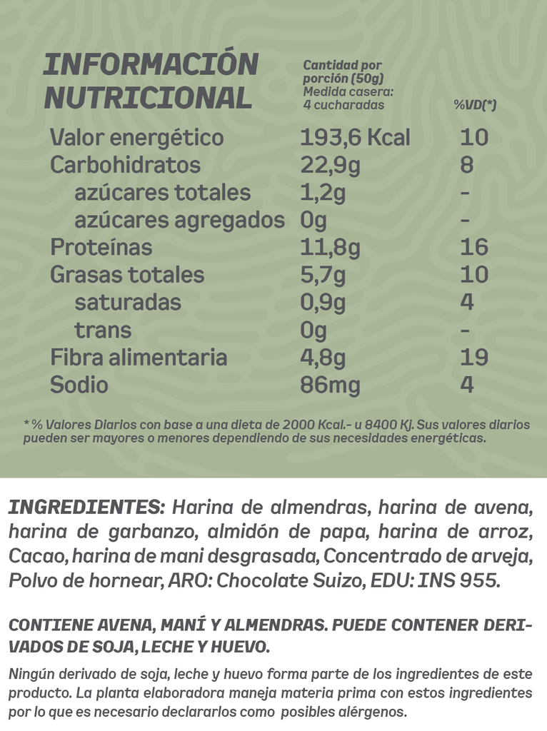 PANCAKE PROTEICOS VEGAN CHOCOLATE GRANGER 400g