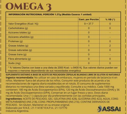 BLISTER OMEGA 3 AC PESCADO 10 CAPS IO-N