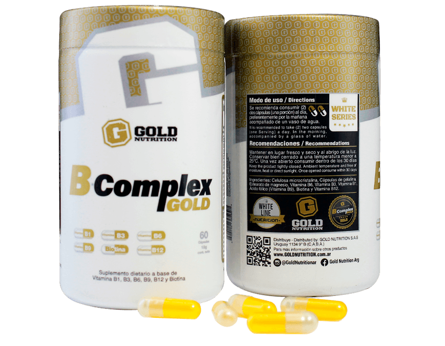 COMPLEX B - 60 CAPS - GOLD NUTRITION