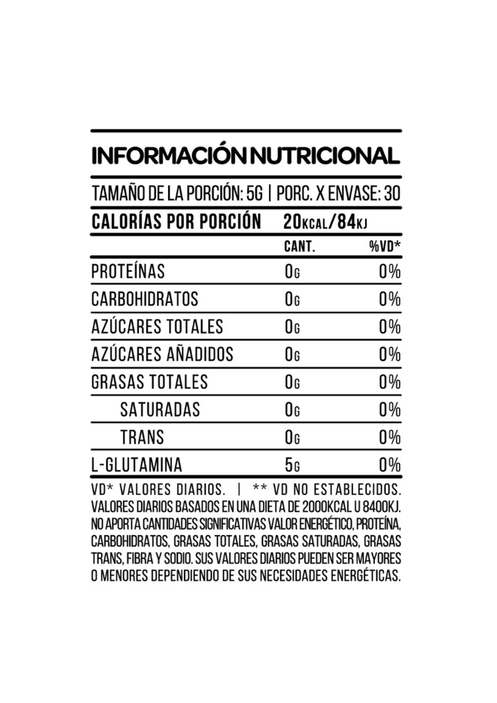 L-GLUTAMINE POLVO 300gr STAR NUTRITION