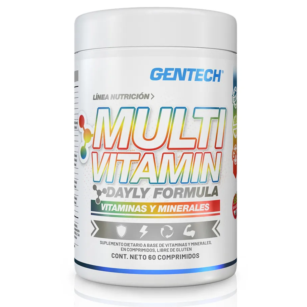 COMBO 2- PROTEINA 1KG + CREATINA + MULTIVITAMIN GENTECH