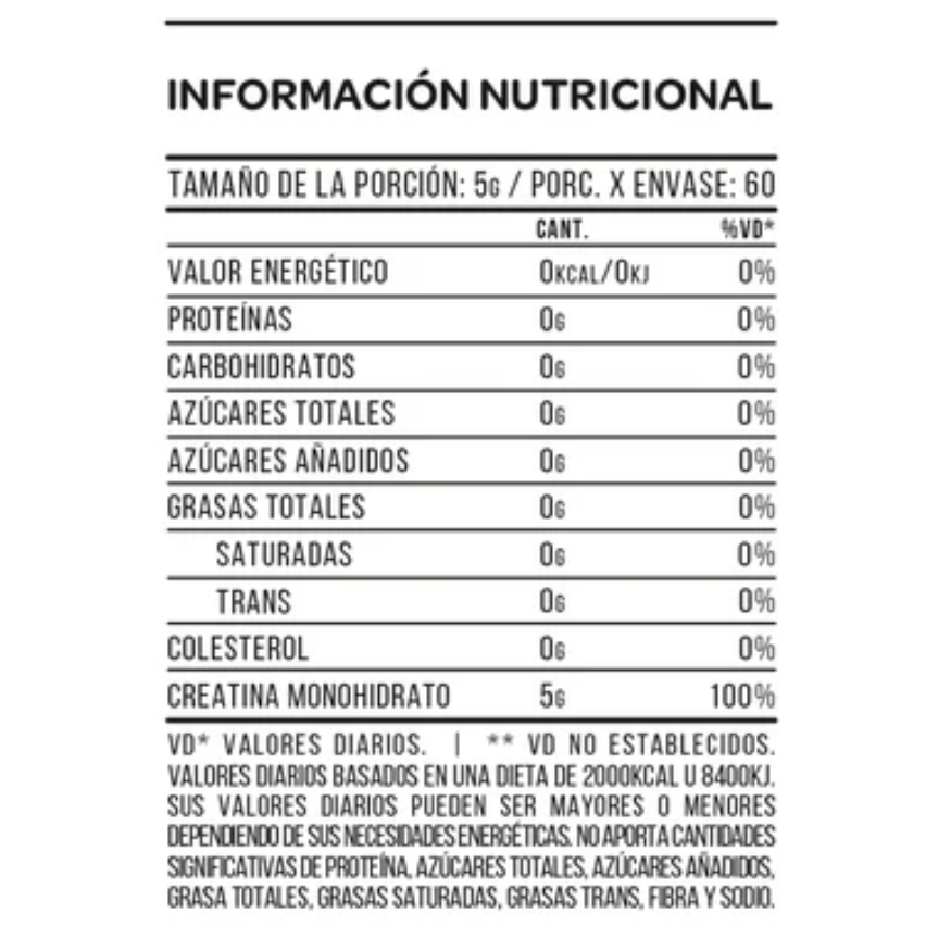 CREATINA MONOHYDRATE FRUIT PUNCH 300gr DOYPACK STAR NUTRITION