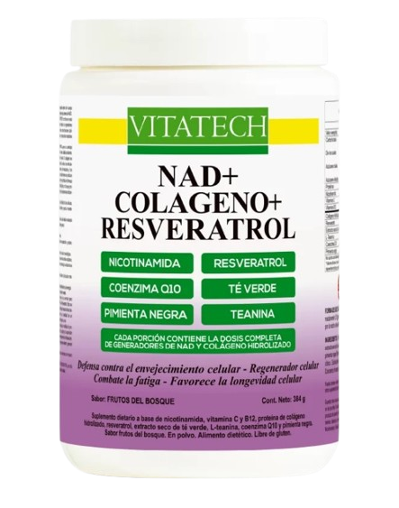 NAD + COLAGENO + RESVERATROL 384G  VITATECH