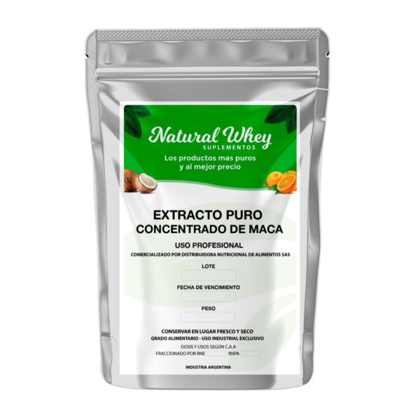 EXTRACTO PURO CONCENTRADO DE MACA X 100 GR NATURAL WHEY