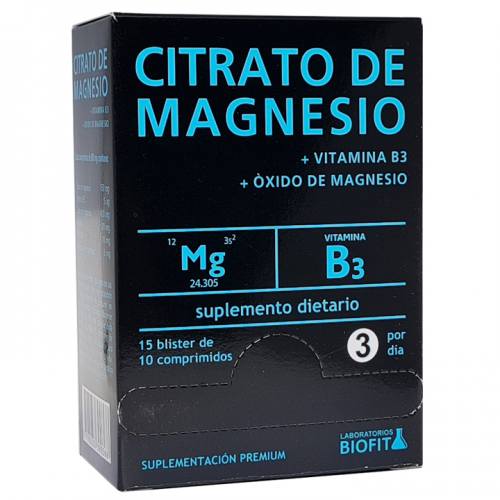 BLISTERA MAGNESIO CITRATO BIOFIT 150 COMP NATURE PURE