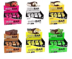 [GE29] CAJA X 20 BARRITAS PROTEINA IRON BAR 46gr GENTECH