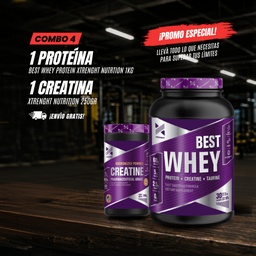COMBO 4 - BEST WHEY + CREATINA XTRENGHT