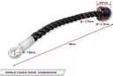 SOGA PARA TRICEPS NEGRA CON TOPE SIMPLE