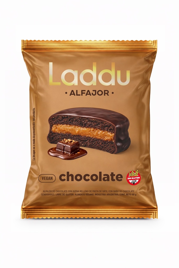 ALFAJOR PROTEICO 60gr - LADDUBAR